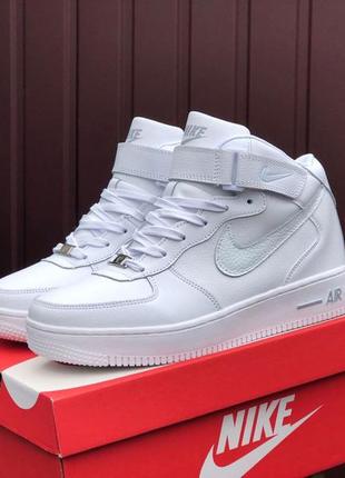 Ботинки зимние, nike air force, 36-45 размер, мех, новинка, унисекс