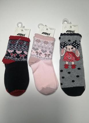 Дитячі шкарпетки для дівчаток. дитячі носки носочки для дівчаток 3-4 роки. туреччина ☪3 фото