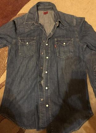 Джинсовая рубашка