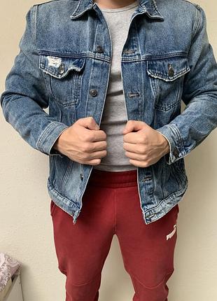 Чоловіча джинсова куртка н&м