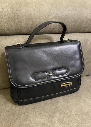 Итальянская винтажная кожаная сумка l’atouche