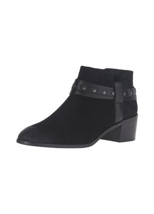 Оригинальные черные кожаные / замшевые сапожки / ботинки clarks 26121773