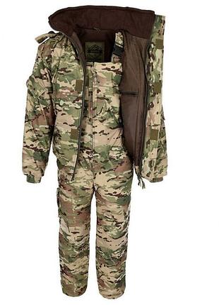 Зимовий тактичний  комплект форми мультикам  -25°с  хл