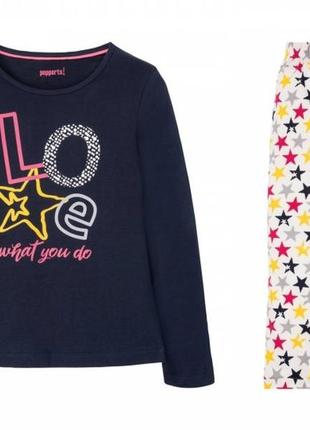 Новая пижама pepperts р.122-128, на 6-8 лет, штаны на байке