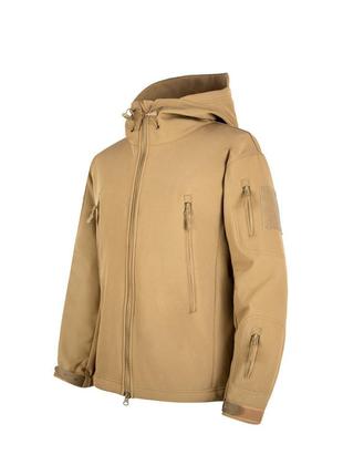 Костюм тактичний софтшелл softshell v2 coyote (койот) розмір l3 фото