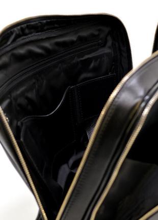 Тонкая мужская кожаная сумка-портфель на два отделения tarwa ta-4766-4lx7 фото