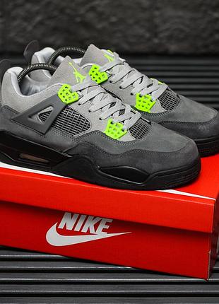 Кроссовки nike air jordan 4 retro se 95 neon - ct5342-007