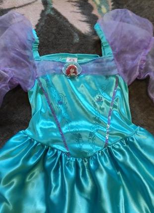 Карнавальна сукня русалочка аріель на 7-8 років3 фото