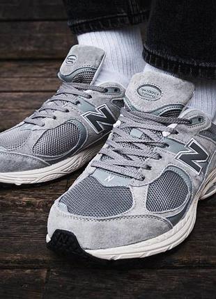 Кросівки new balance 2002 mid grey 4