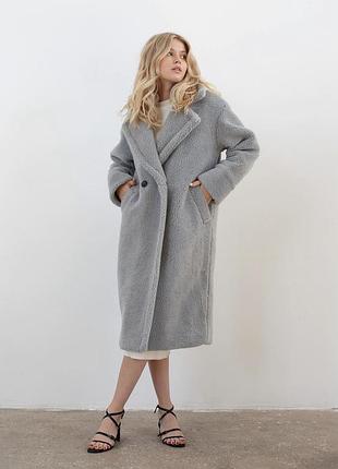 Шуба з хутра овчини monro