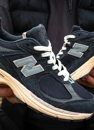 Мужские кроссовки new balance 2002r dark blue