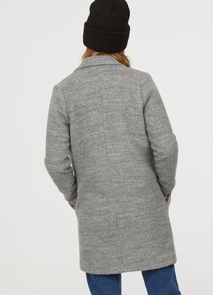 Пальто из смесовой шерсти, 34р (xs), полиэстер 60%; шерсть 40%3 фото