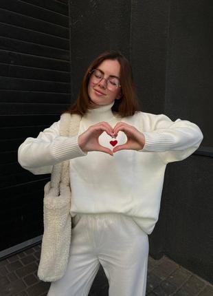 Светр арт. 0498, молочний