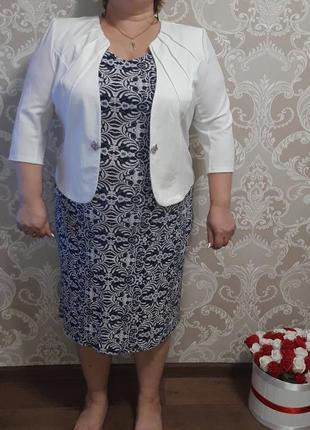 Женское платье с пиджаком