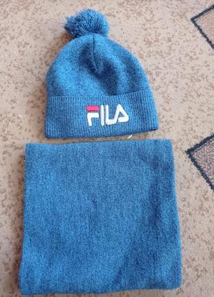 Зимова шапка і хомут на хлопчика