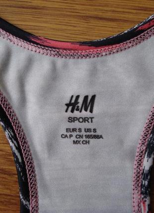 Спортивная майка, h&m sport, р.s2 фото