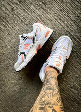 Кросівки new balance 530 silver/orange2 фото