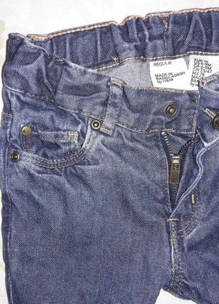 Мегашикарные модные джинсы h&m на 6-12 месяцев4 фото