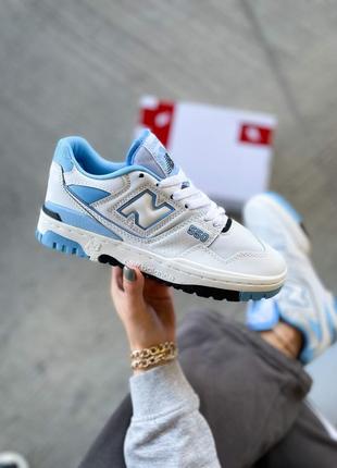 Кросівки new balance 550 white university blue10 фото