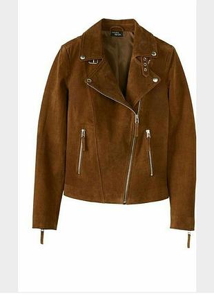 Модель від дизайнера! замшева жіноча куртка від німецького бренда esmara