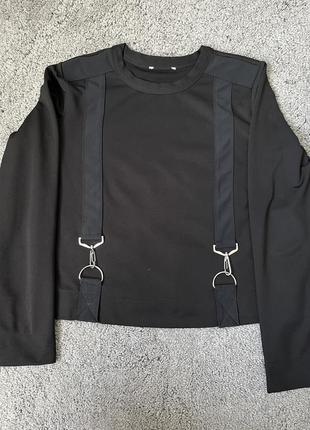 Чорна кофта светер