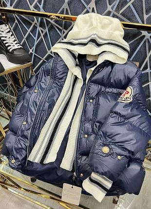 Куртка люкс теплая в стиле moncler ⚜️