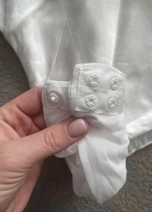Zara боди сатиновое анласное нарядное на бретелях8 фото