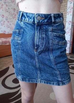 Джинсова спідничка2 фото
