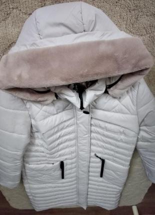 Красивое пальто зима,осень  размер 523 фото
