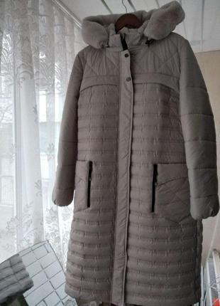 Красивое пальто зима,осень  размер 524 фото