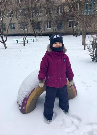 Зимний комбинезон фирменный peluche&tartine