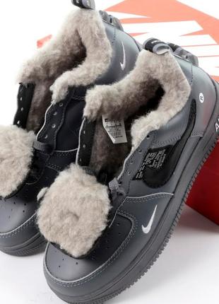 Кросівки зимні чоловічі найк форс nike air force winter, кроссовки мужские зимние найк2 фото