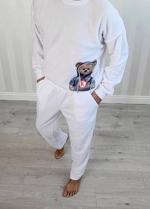 Пижама флис с начесом піжама фліс з начесом 46-56 р-р