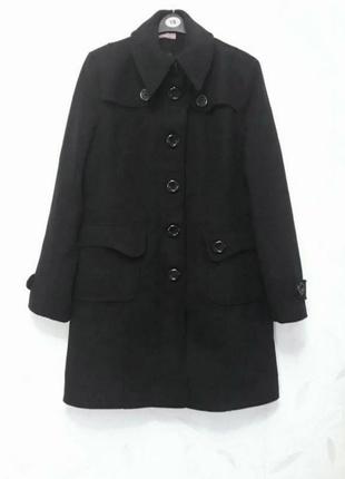 Стильное теплое пальто, 46-48-50?, шерсть, полиамид, androse8 фото