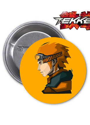 Значок badge game гра tekken залізний кулак