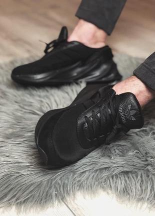 Чоловічі кросівки adidas shark boost black / smb3 фото