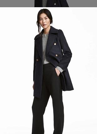 H&m пальто шерстяное