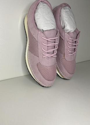 Новые женские пильно розовые кроссовки river island 38 размера6 фото