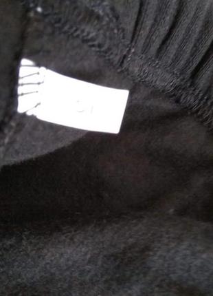 Кальсони 48 розмір l зимові термобілизна чорні з начосом3 фото