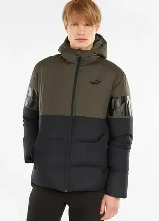 Оригінальний чоловічий пуховик puma essentials+ cb down jacket (587692-44)1 фото