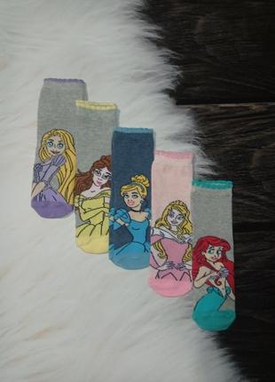 Носки носочки з принцесами аріель рапунцель золушка