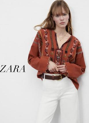 Вишиванка сорочка з вишивкою zara