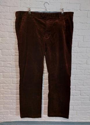 Фирменные стрейчевые вельветы брюки штаны 42р