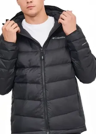 Оригінальний чоловічий пуховик columbia centennial creek || down hooded omni-heat (wo0405 010)