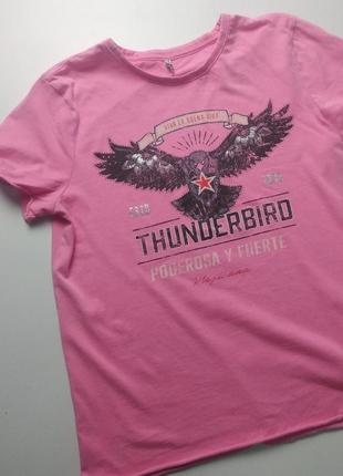 Футболка only с принтом м розовая