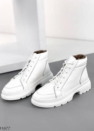 Зимові черевики
колір: white, натуральна шкіра