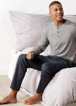Чоловіча піжама хатній костюм livergy германія, реглан штани