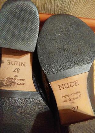 Шкіряні жіночі черевики від італійського бренду nude4 фото
