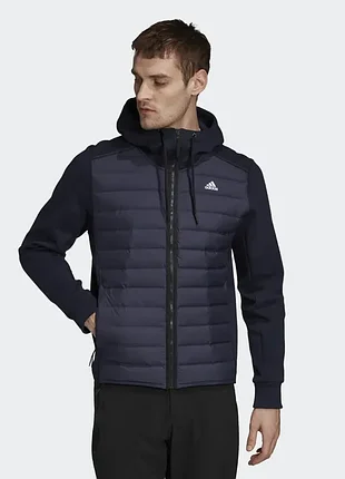 Оригінальний чоловічий пуховик adidas varilite hybrid (ge5825)