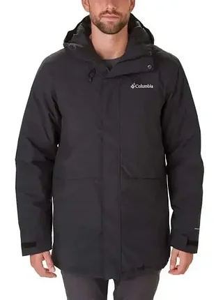 Оригинальный мужской пуховик парка columbia northbounder turbodown parka black (wo1241 012)